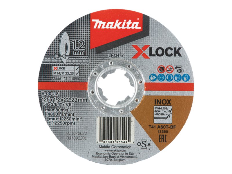 makita Trennscheibe X-Lock E-00418