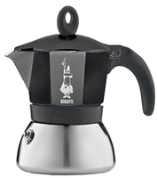 Bialetti Moka Induktion, Schwarz, Espressokocher f?r 6 Tassen