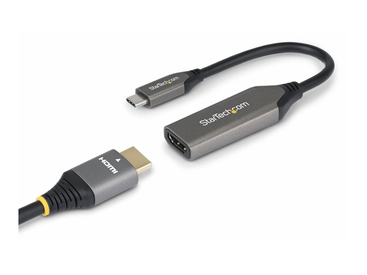 STARTECH.COM USB-C zu HDMI Adapter 8K 60Hz und 4K 120Hz Thunderbolt und USB4 Kompatibel USBC auf HDMI 2.1 Konverter USB-C Videoadapt STARTECH.COM USB-C zu HDMI Adapter 8K 60Hz und 4K 120Hz Thunderbolt und USB4 Kompatibel USBC auf HDMI 2.1 Konverter USB-C Videoadapt