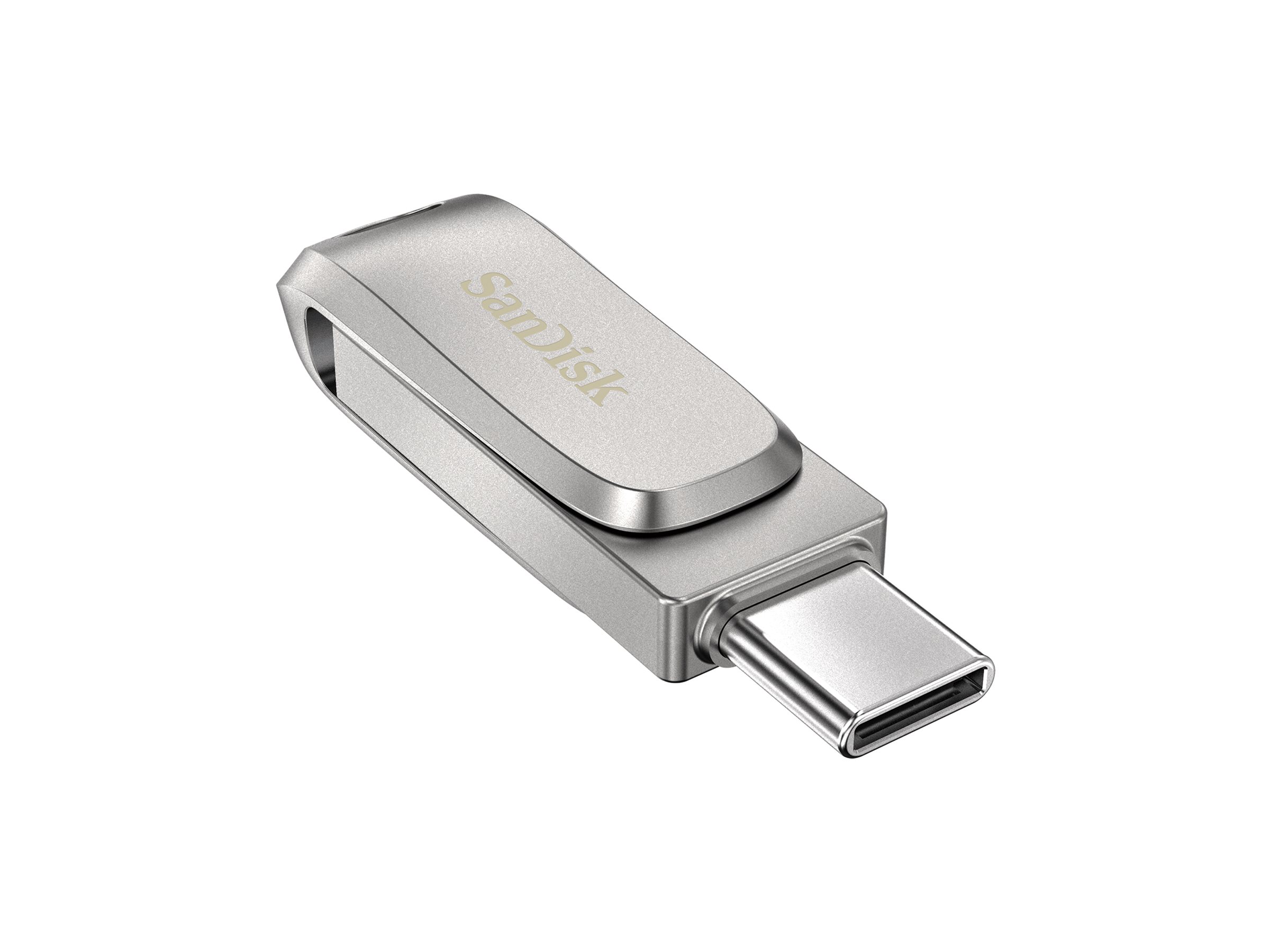 SanDisk USBStick Ultra Dual Drive Luxe TypeC silber 256 GB, 1 St
