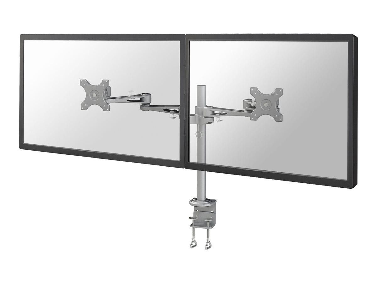 NEOMOUNTS DeskMount 2x25,4-66,04cm 2x10-26Zoll 12 kg Clamp silver NEOMOUNTS DeskMount 2x25,4-66,04cm 2x10-26Zoll 12 kg Clamp silver