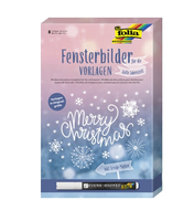 folia Bastelset Vorlage Fensterbilder kalte Jahreszeit schwarz/weiss folia Bastelset Vorlage Fensterbilder kalte Jahreszeit schwarz/weiss