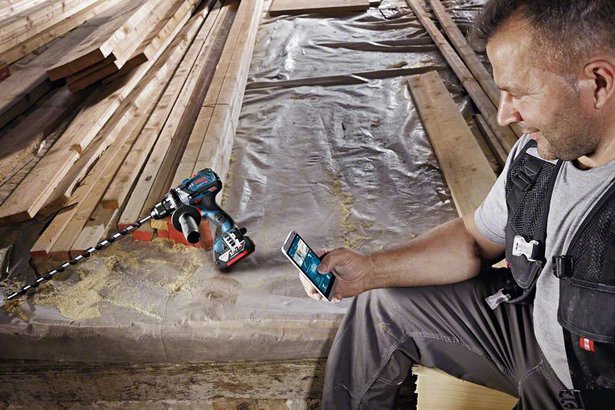 BOSCH Professional GSR 18V110 C AkkuBohrschrauberSet 18,0 V, mit 2 Akkus