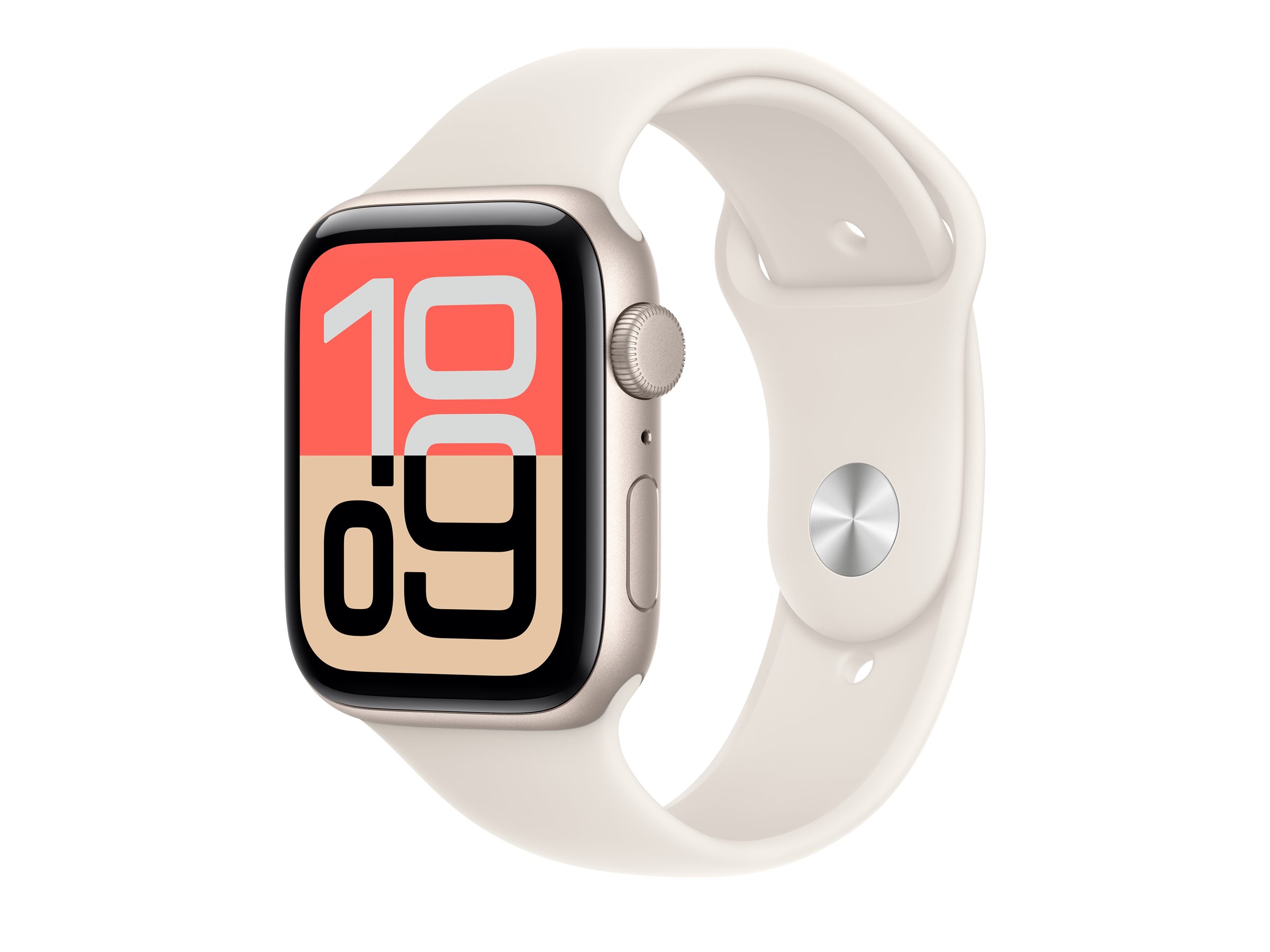 APPLE Watch SE 3 GPS + Cellular 44mm Starlight Aluminium Case with Starlight Sport Band - M/L APPLE Watch SE 3 GPS + Cellular 44mm Starlight Aluminium Case with Starlight Sport Band - M/L