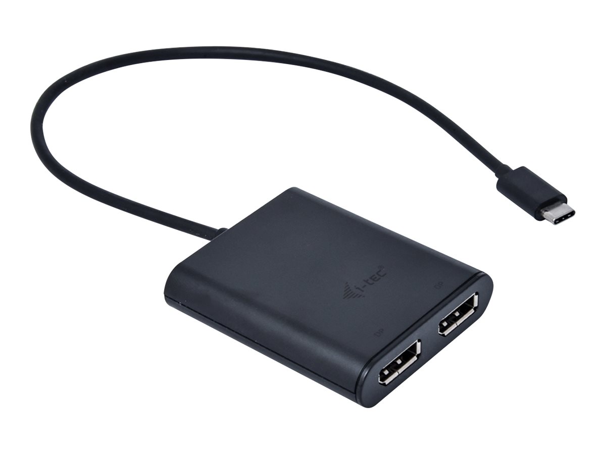 I-TEC USB C auf Dual DisplayPort VideoAdapter 2x DisplayPort 4K Ultra HD kompatibel mit Thunderbolt 3 I-TEC USB C auf Dual DisplayPort VideoAdapter 2x DisplayPort 4K Ultra HD kompatibel mit Thunderbolt 3