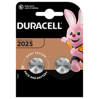 2 DURACELL Knopfzellen CR2025 3,0 V