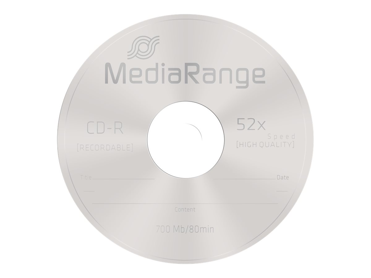 100 MediaRange CD-R 700 MB 100 MediaRange CD-R 700 MB