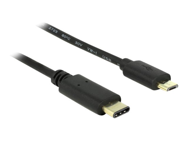 Delock Kabel USB Type-C 2.0 Stecker > USB 2.0 Typ Micro-B Stecker 2,0 m Delock Kabel USB Type-C 2.0 Stecker > USB 2.0 Typ Micro-B Stecker 2,0 m
