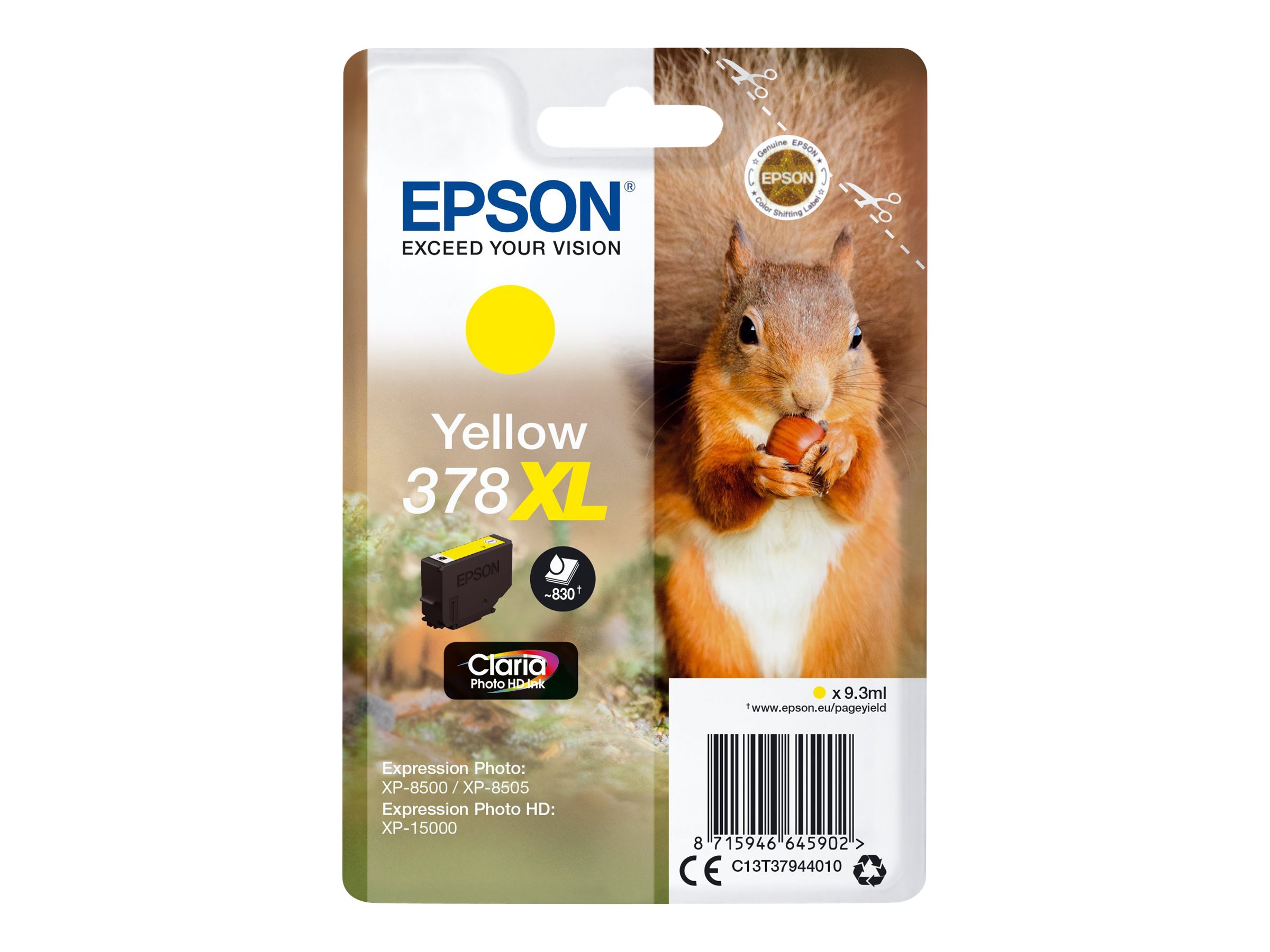 C13T37944010 EPSON XP Tinte yellow HC