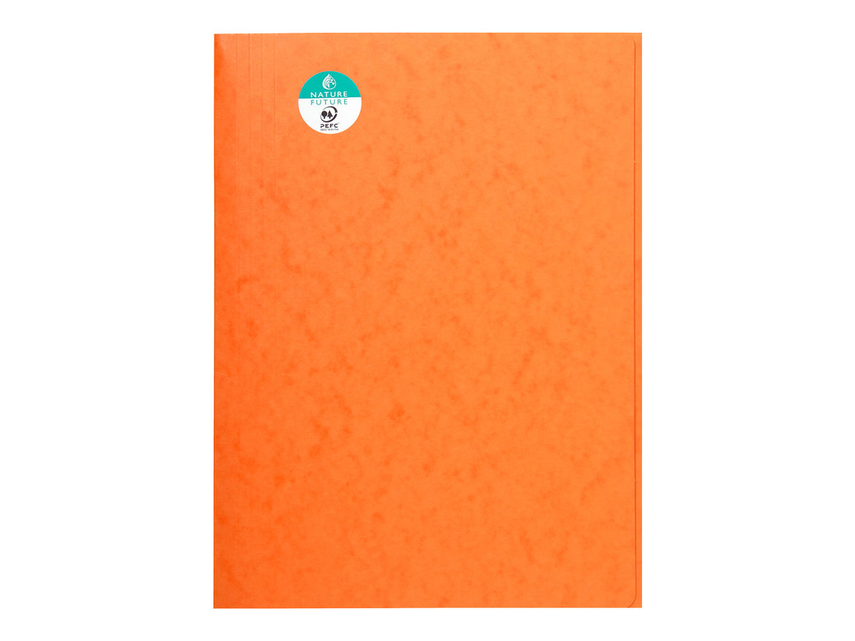 Exacompta Nature Future Aktenmappe A4 Orange 3 Klappen