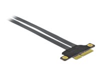 Riser Karte PCI Express x4 zu x4 mit flexiblem Kabel 30 cm