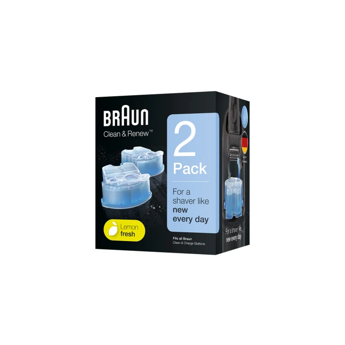 BRAUN Clean Renew CCR 2 Reinigungskartuschen für Rasierer, 2 St