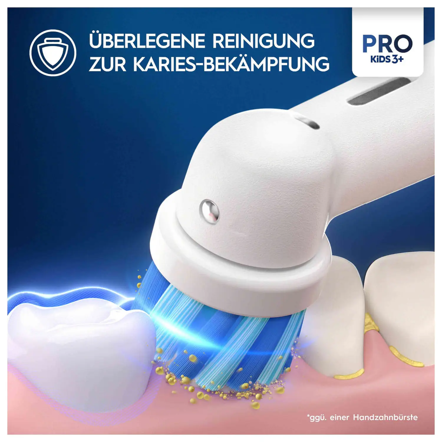 4 OralB PRO KIDS 3 FROZEN Zahnbuerstenaufsaetze