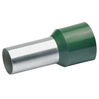 Klauke Aderendhuelse n. DIN 16qmm 18mm gruen VZ isoliert