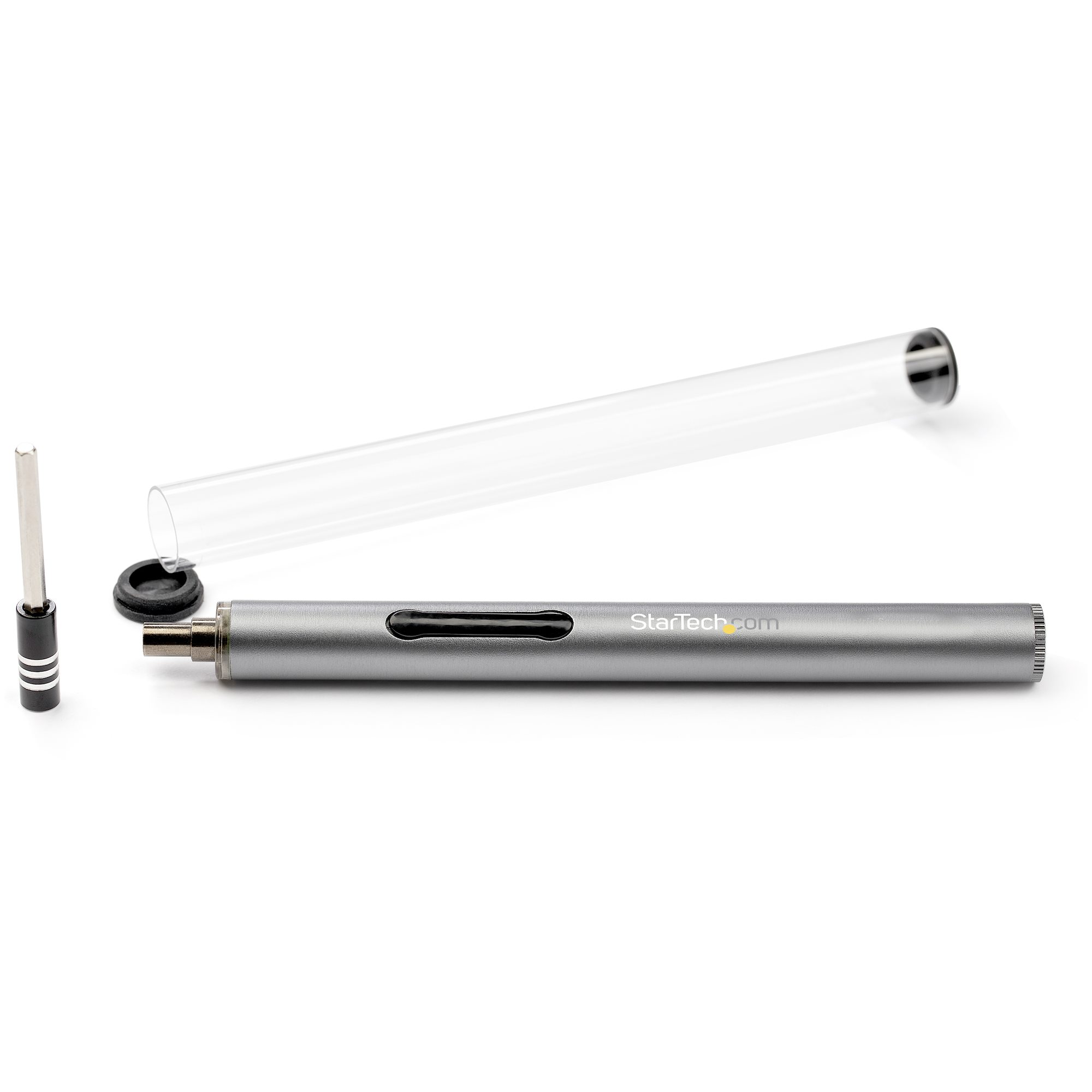 STARTECHCOM Elektrischer MiniSchraubendreher MiniAkkuschrauber 55 Bits LED Magnetisch Kabellos