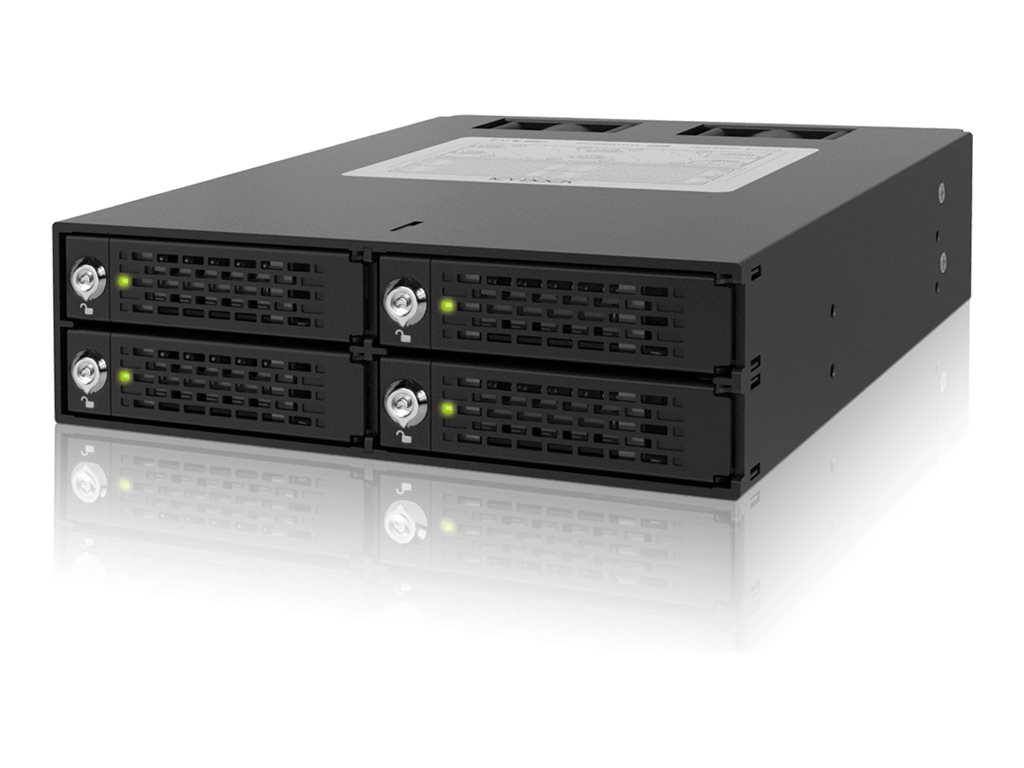 Backplane IcyDock 4x6,3cm SATAI-III/SAS in 1x5,25 HDD/SSD