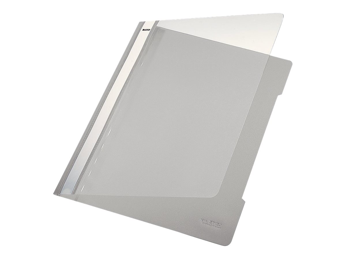 LEITZ Schnellhefter 4191 Kunststoff grau DIN A4