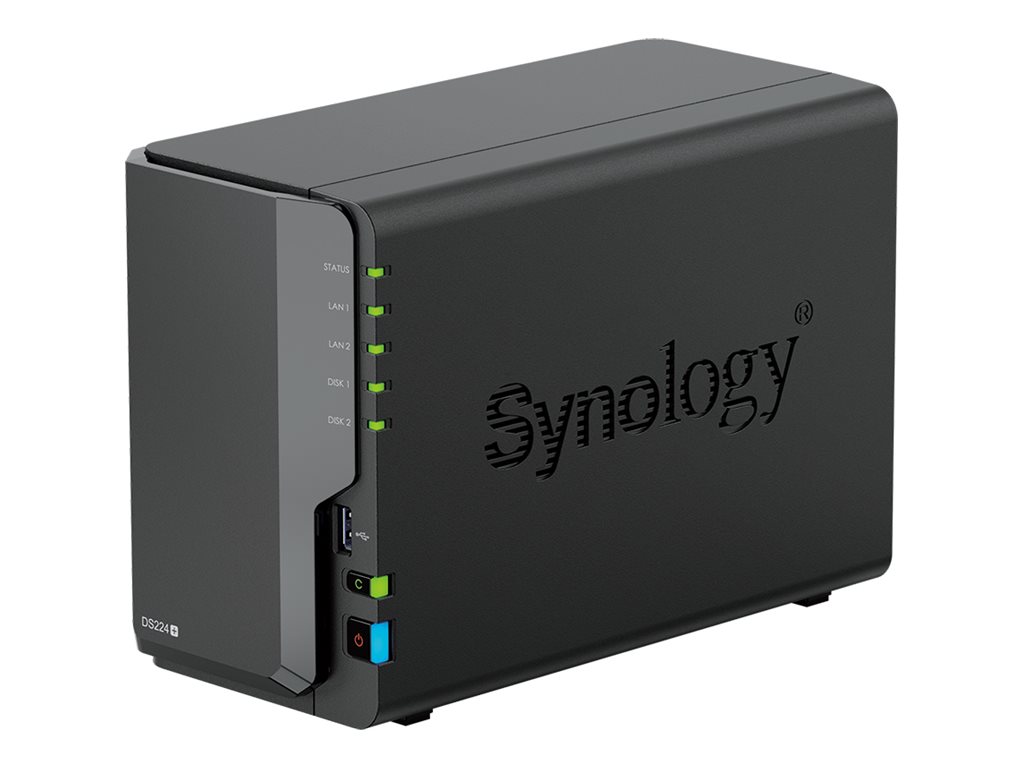 Synology DiskStation DS224+, NAS Server, 2-bay, nicht erweiterbar