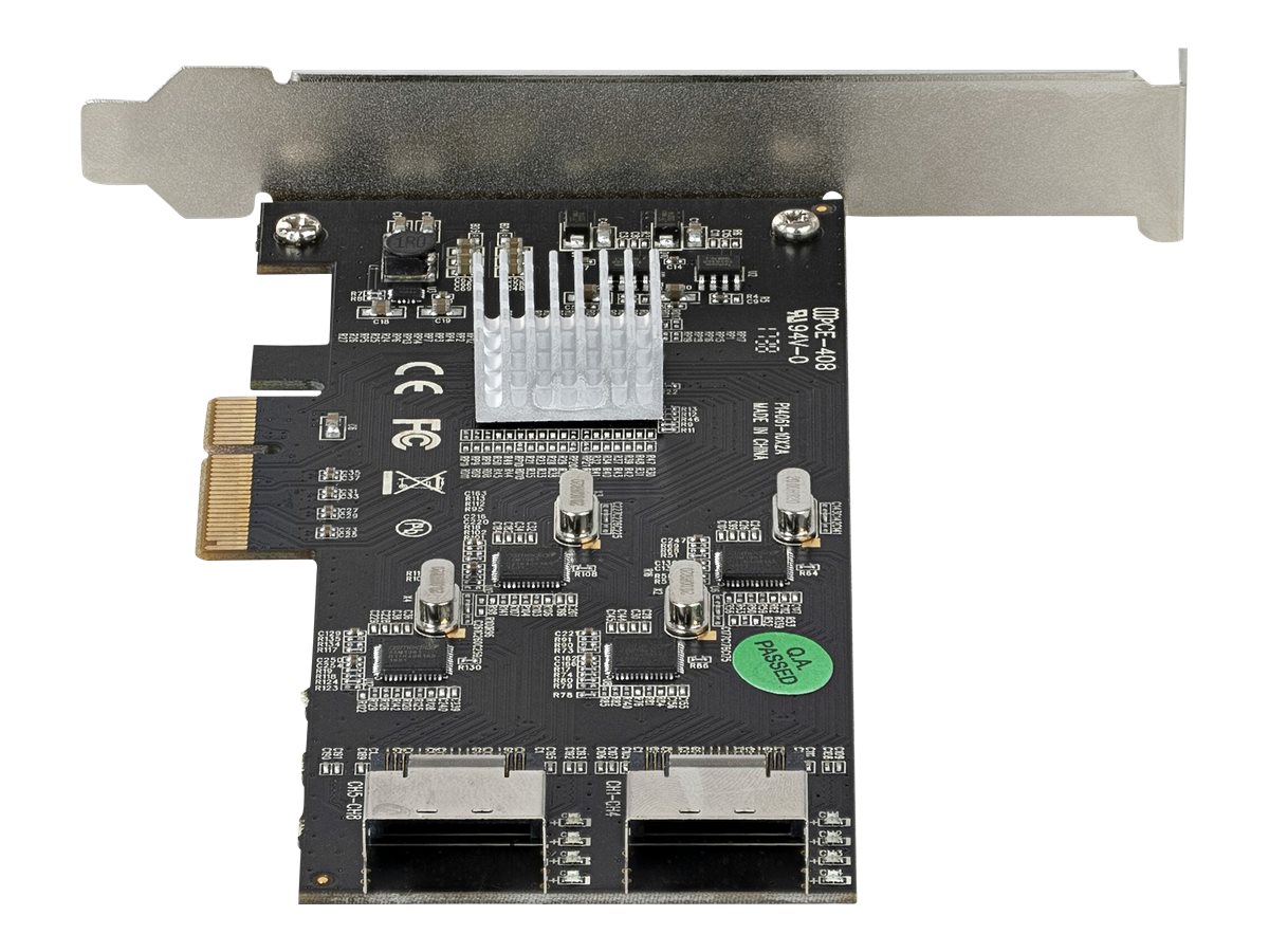 STARTECH.COM SATA PCIe Controller 8 Port - 6Gbit/s SATA PCIe Schnittstellenkarte - PCIe x4 Gen2 zu SATA III - SATA HDD/SSD