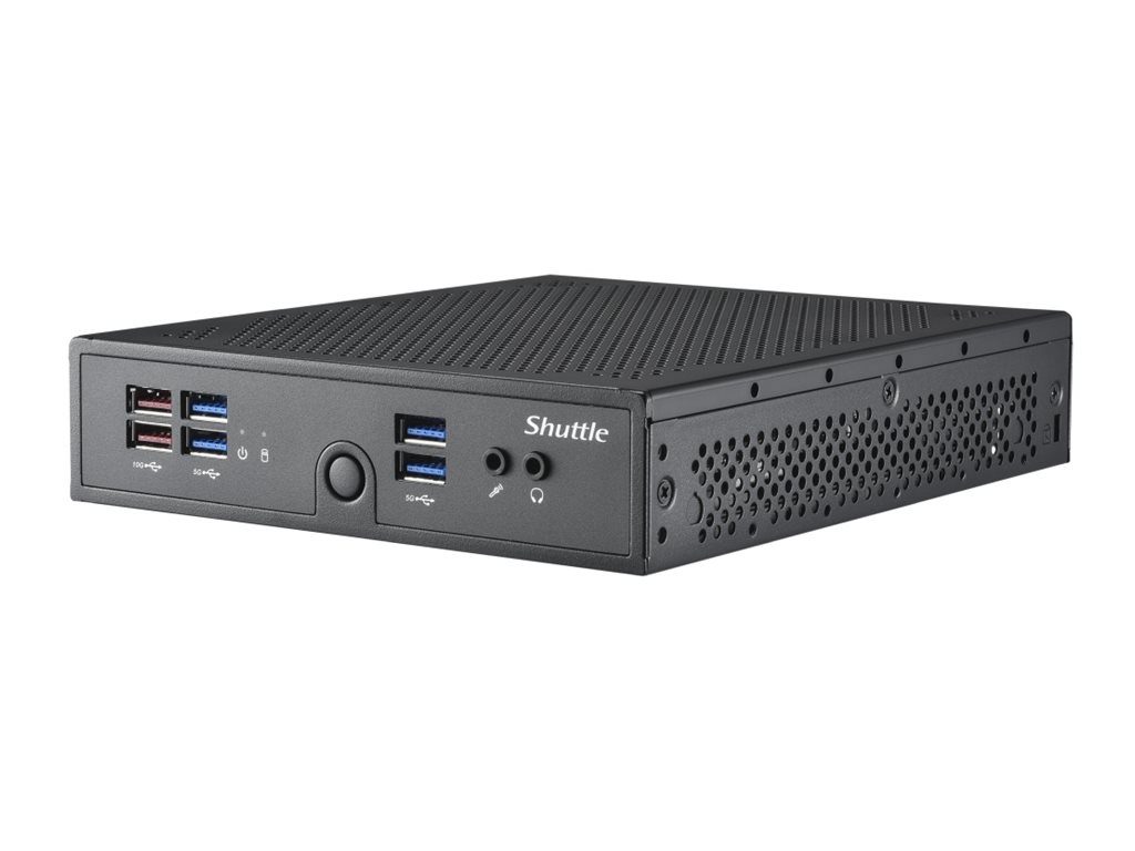 SHUTTLE Barebone XPC slim DS50U7 Intel Core i7-1355U 2xSODIMM DDR4 2xM.2 1xSATA 1xHDMI 1xDP 1xVGA Black