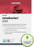 LEXWARE ESD reisekosten 2025 unbegrenzte Laufzeit Download ABO