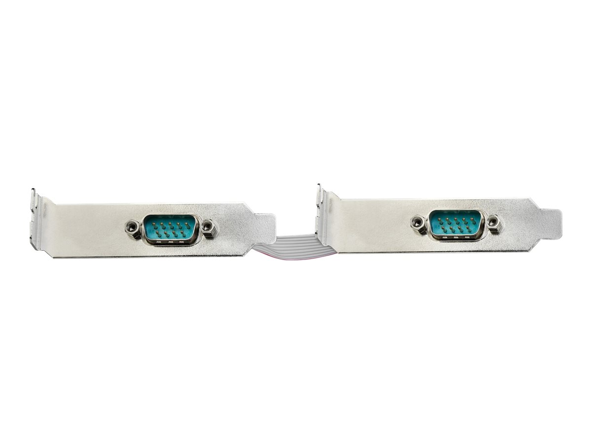 STARTECH.COM 2 Port Serielle Schnittstellenkarte PCIe mit 16950 UART - Serial Adapter - 921,4 Kbps - Windows und Linux