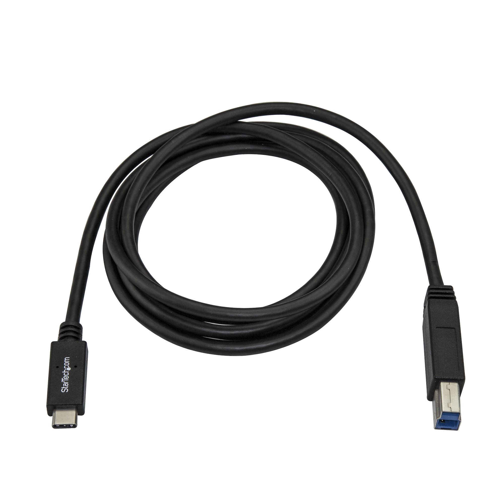 STARTECHCOM USBC to USBB Cable MM 2 m 6 ft USB 30