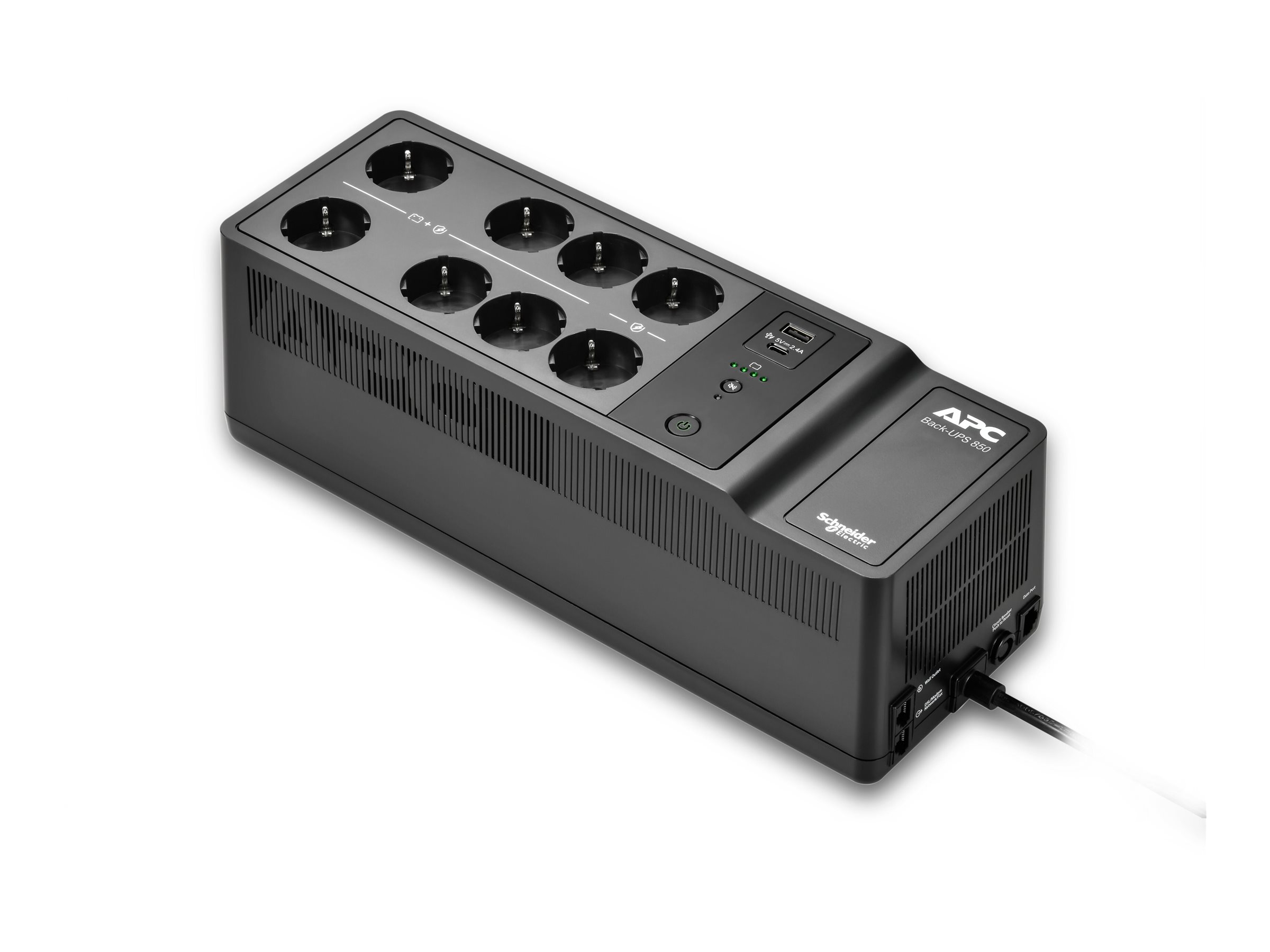 APC Back-UPS 850VA, 230V, USB Typ-C und -A Ladeanschlus APC Back-UPS 850VA, 230V, USB Typ-C und -A Ladeanschlus
