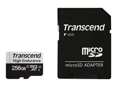 CARD microSD Card 256GB Transcend SDXC USD350V wadapter