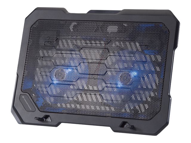 CONCEPTRONIC 2Fan USBA20 LaptopKuehlpad 25Kg 156 sw