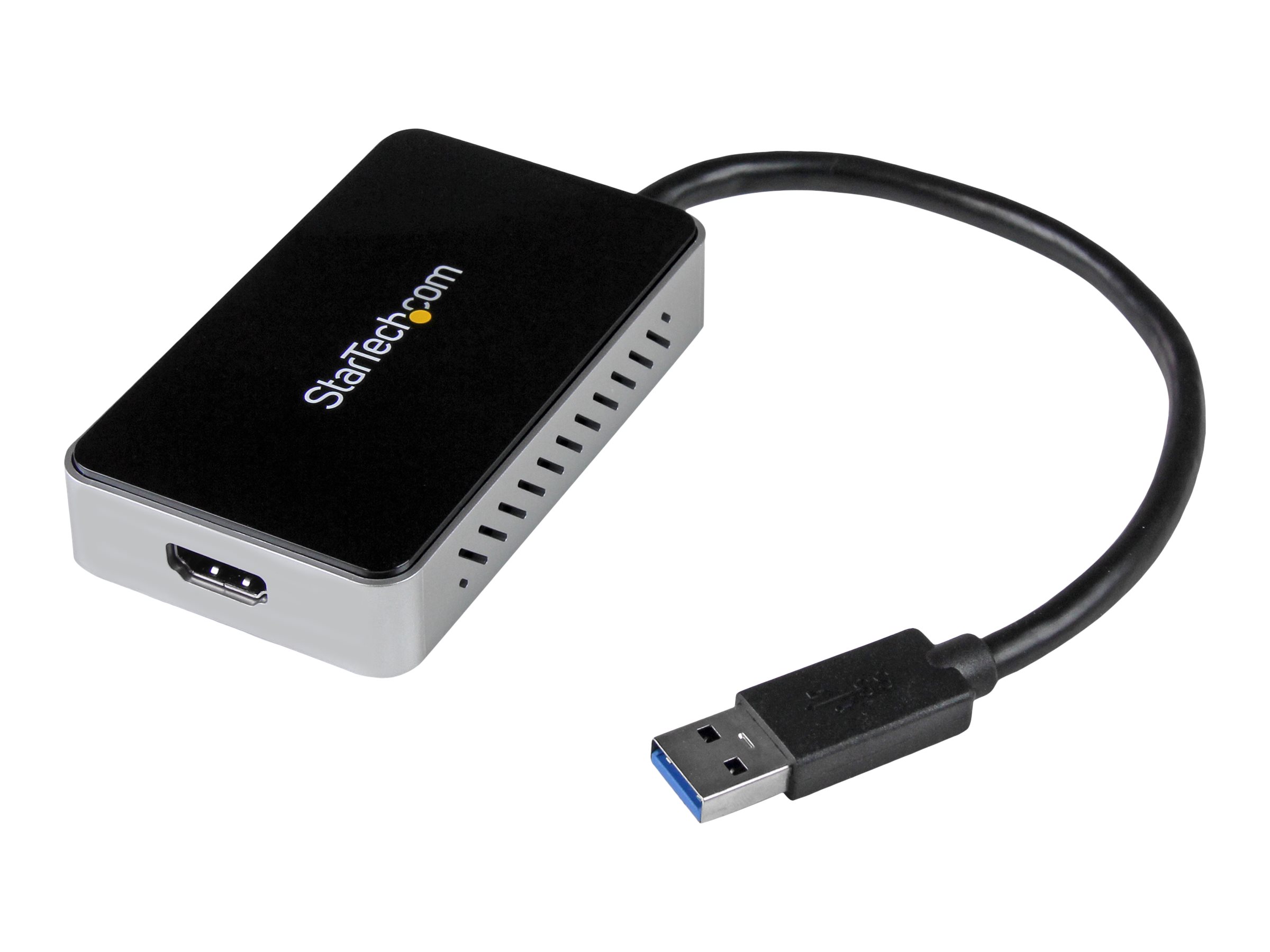 STARTECH.COM USB 3.0 Super Speed auf HDMI Multi Monitor-Adapter - Externe Grafikkarte mit 1 Port USB Hub - 1920x1200/ 1080p