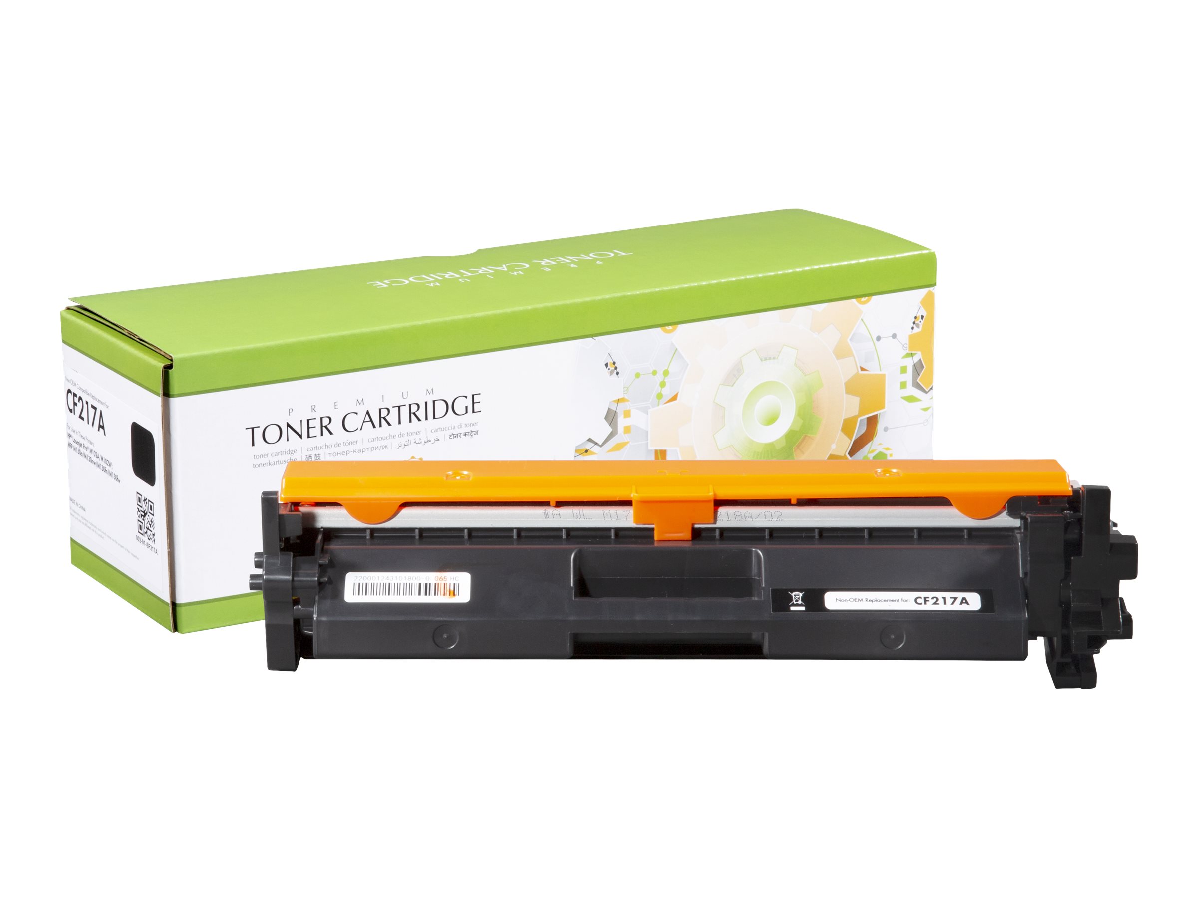 STATIC Toner cartridge compatible with HP CF217A black compatible 1600 pages