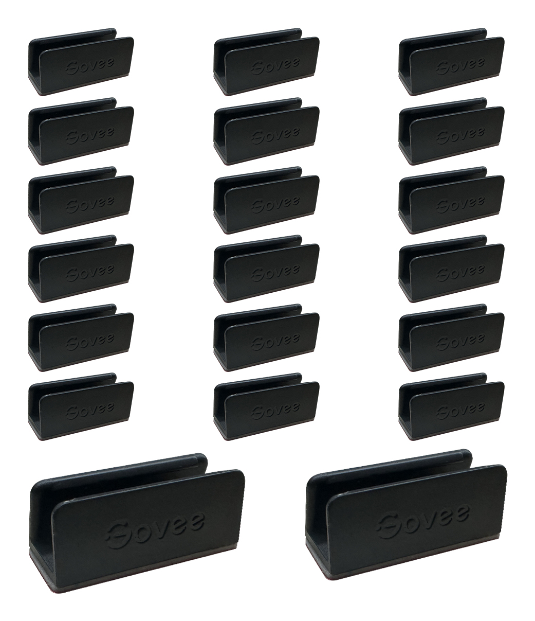 Govee Neon Rope Light 2 Bracket 20 pcs Black