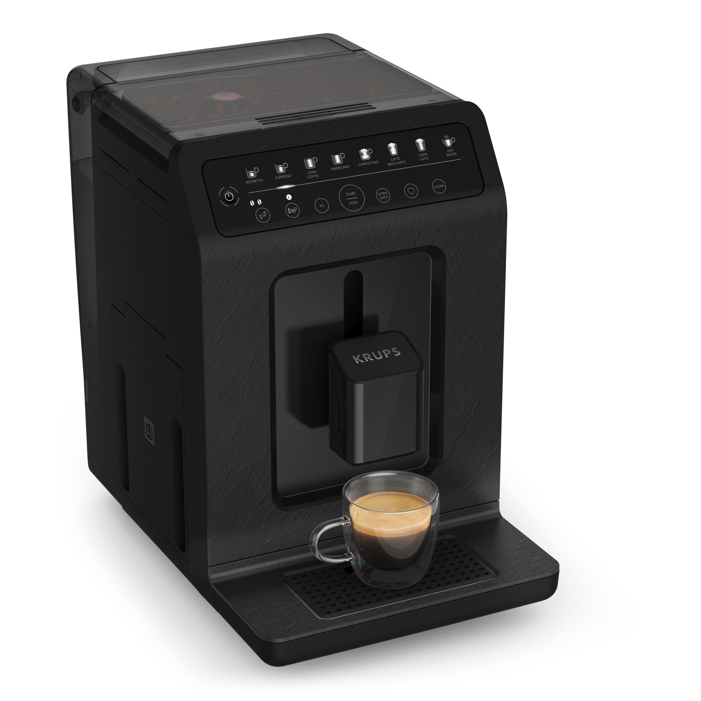 Krups Evidence EA897B10 EcoDesign Automatische Kaffeemaschine mit Cappuccinatore 15 bar