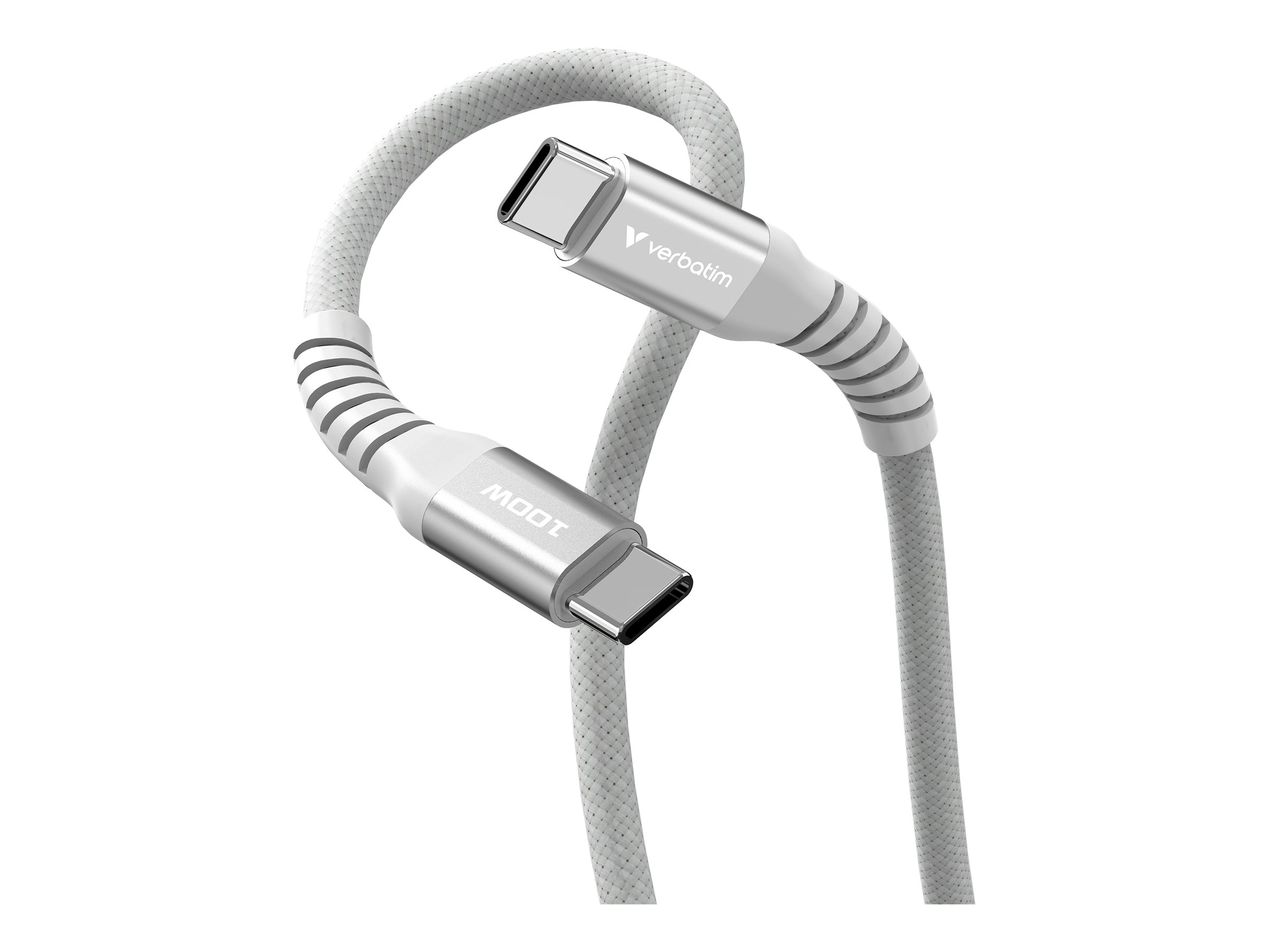 verbatim Sync & Charge Magnetkabel Ladekabel grau, Kabellaenge: 1,2 m, 100 W