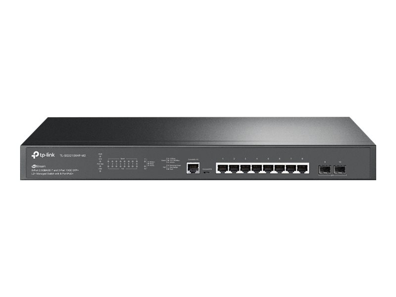 Omada TL-SG3210XHP-M2 8x 2.5G PoE+ 2x10G SFP+ Multi-Gigabit