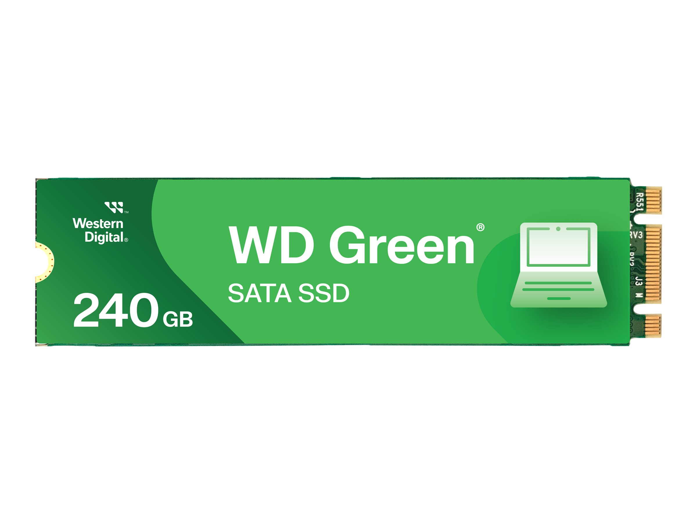 WD Green SATA 240GB Internal SSD Solid State Drive - SATA 6Gb/s 6,4cm 2,5Zoll - WDS240G3G0A