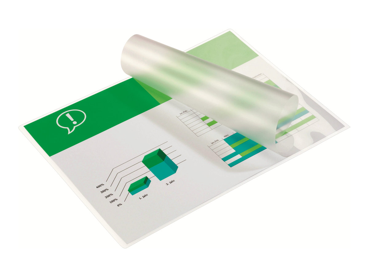 100 GBC Laminierfolien glaenzend fuer A4 125 micron