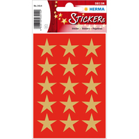 HERMA Aufkleber 3414 Sterne, gold, 45 Etiketten HERMA Aufkleber 3414 Sterne, gold, 45 Etiketten