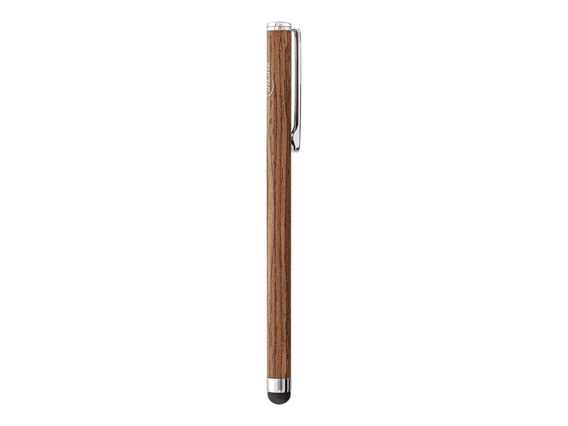 INLINE woodstylus Stylus-Stift für Touchscreens Walnuss/Metall INLINE woodstylus Stylus-Stift für Touchscreens Walnuss/Metall