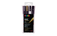 uni-ball POSCA PC-3M Metallic Acrylstift farbsortiert 0,9 - 1,3 mm, 4 St. uni-ball POSCA PC-3M Metallic Acrylstift farbsortiert 0,9 - 1,3 mm, 4 St.