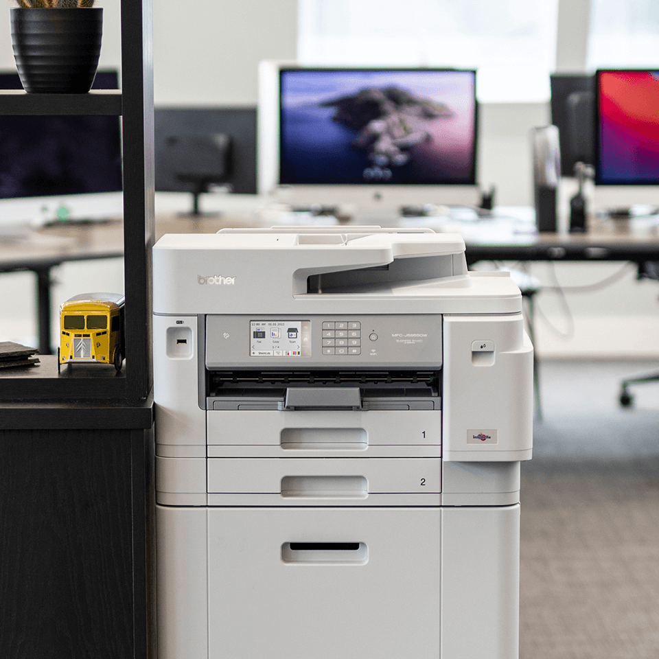 BROTHER MFCJ5955DW MFP colour inkjet 25ppm copy 30ppm print 600 sheets USB 20 LAN WiFi NFC USB 20 host