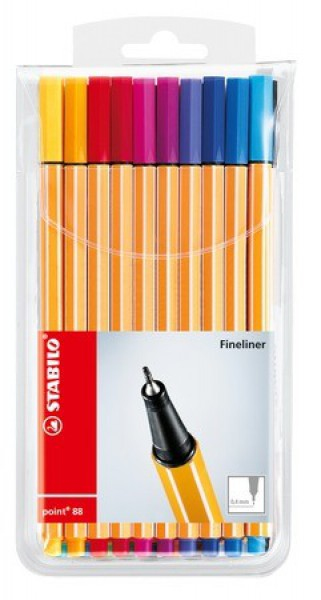 STABILO point 88 Fineliner farbsortiert 0,4 mm, 20 St. STABILO point 88 Fineliner farbsortiert 0,4 mm, 20 St.