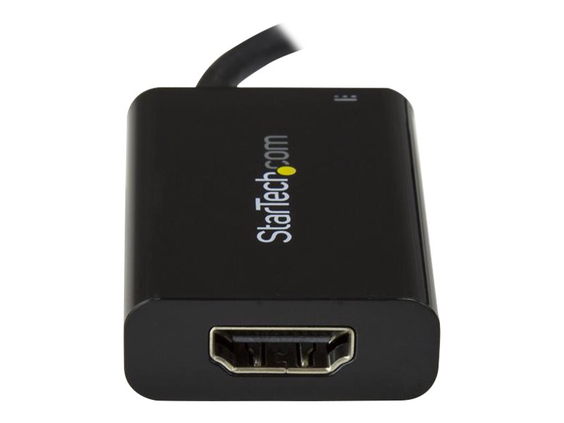 STARTECHCOM USBC auf HDMI Adapter mit USB Stromversorgung USB Typ C zu HDMI Konverter fur Computer mit USB C 4K 60Hz