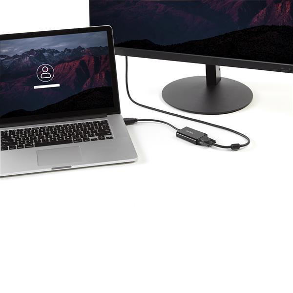STARTECHCOM HDMI to VGA Video Adapter Converter with Audio for Desktop PC Laptop Ultrabook 1920x1200