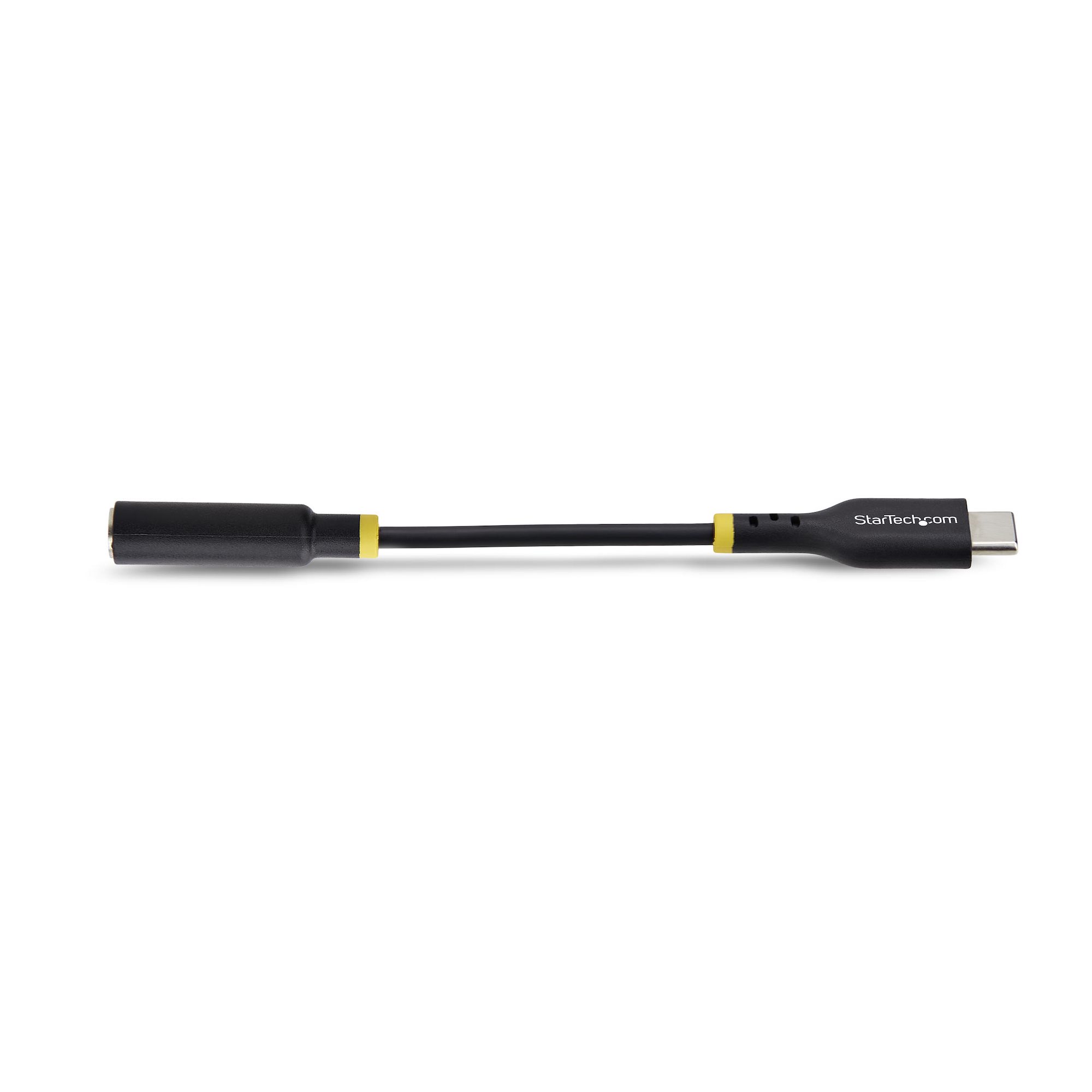 STARTECHCOM USB C Kopfhörer Adapter USB C TRRS KopfhörerHeadset Audio USBC auf 3,5mm Klinke HiFi 32BitDAC PC Handy