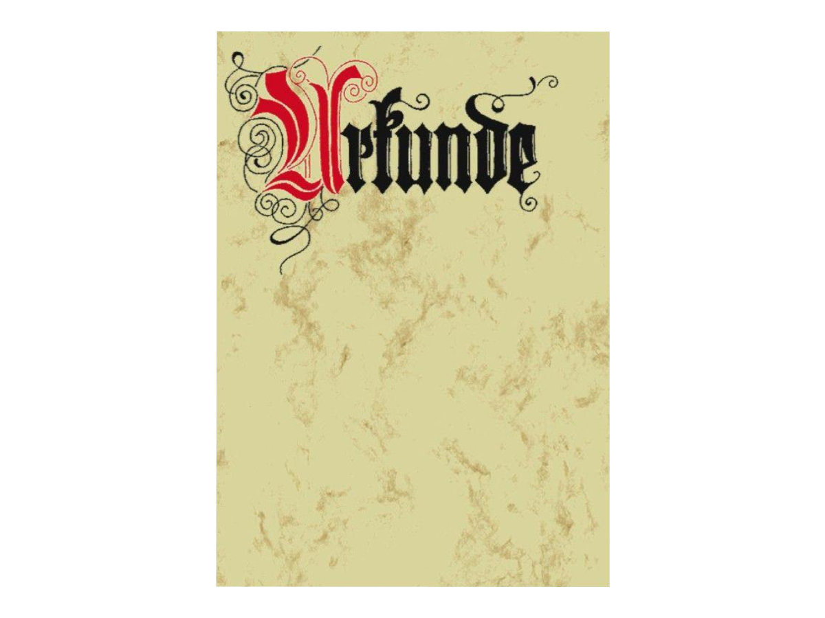 SIGEL Briefpapier Urkunde Motiv DIN A4 185 gqm 12 Blatt