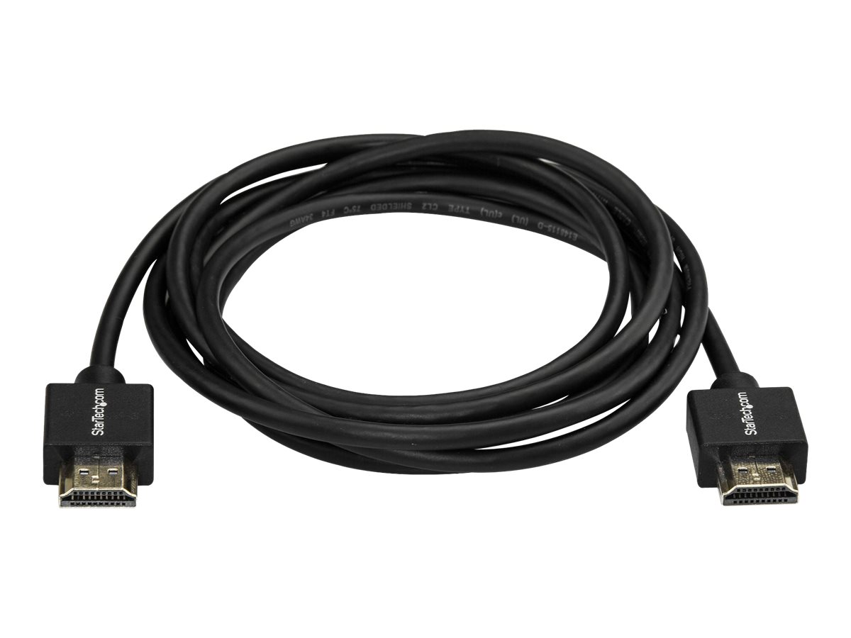 StarTech.com 2 m HDMI 2.0 Kabel, 4K 60Hz Premium zertifiziertes Hochgeschwindigkeits HDMI Kabel mit Ethernet, Ultra HD HDMI Kabel, Kabel für Fernsehgerät/Monitor/Laptop/PC, HDMI auf HDMI (HDMM2MLP) - HDMI-Kabel - 2 m