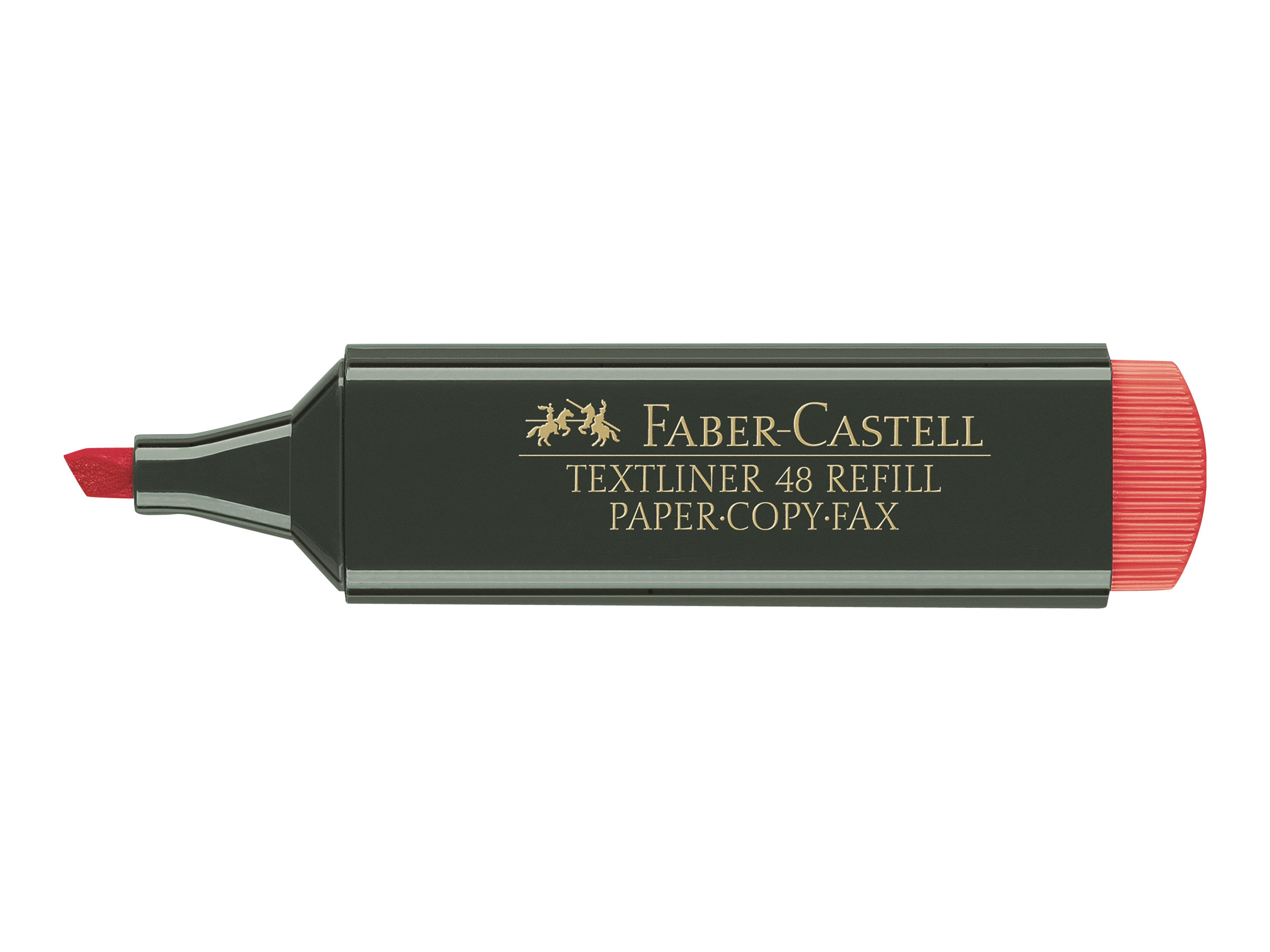 FABER-CASTELL 48 Textmarker rot, 1 St. FABER-CASTELL 48 Textmarker rot, 1 St.