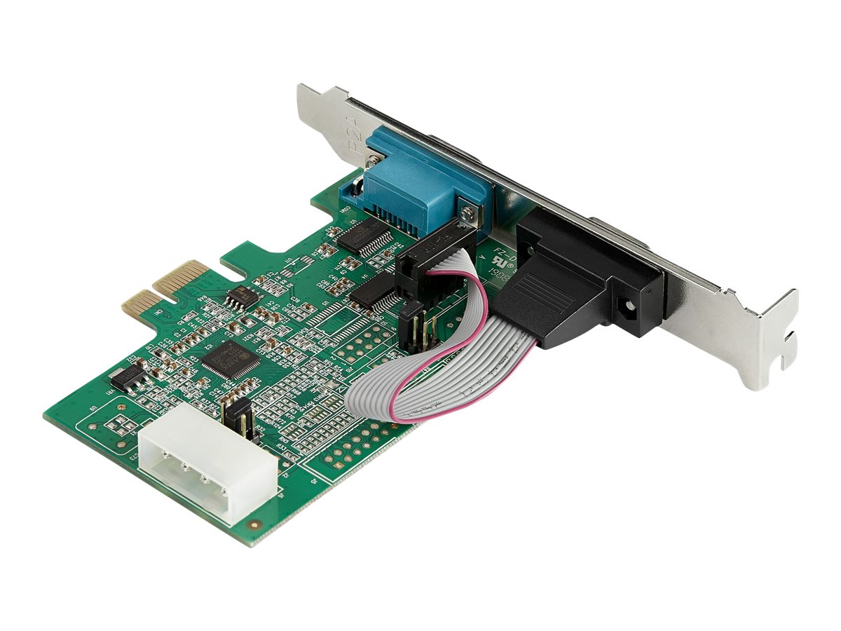 STARTECH.COM 2 Port PCI Express serielle Schnittstellenkarte - 16950 UART - 256-Byte-FIFO-Cache - Adapterkarte
